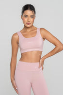 Top Alça Larga Feminino Fitness - Pilates