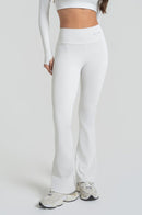 Calças Flare Feminina Fitness - Neve