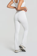 Calças Flare Feminina Fitness - Neve
