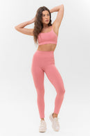 Conjunto Feminino Fitness Básico Calças e Top - Ballet