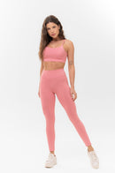 Conjunto Feminino Fitness Básico Calças e Top - Ballet