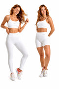 2 Conjuntos Fitness - Branco