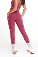 Leggings Feminina Fitness Básica - Bordo