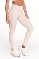 Leggings Feminina Fitness Básica - Off-White