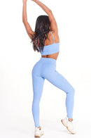 Conjunto Feminino Fitness Básico Calças e Top - Serenity