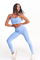 Conjunto Feminino Fitness Básico Calças e Top - Serenity