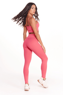Leggings Feminina Fitness Básica - Goiaba
