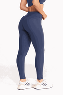 Conjunto Feminino Fitness Básico Calças e Top - Marinho