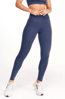 Conjunto Feminino Fitness Básico Calças e Top - Marinho