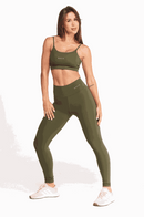 Leggings Feminina Fitness Básica - Militar