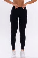 Conjunto Feminino Fitness Top e Calças - Preto