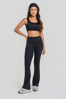 Top Alça Larga Feminino Fitness - Preto