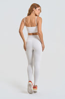 Conjunto Feminino Fitness Básico Top e Calças - Neve