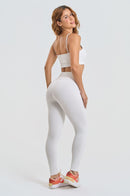 Conjunto Feminino Fitness Básico Top e Calças - Neve