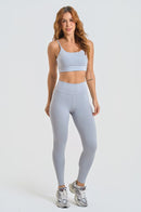 Conjunto Feminino Fitness Básico Top e Calças - Luna