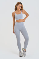 Conjunto Feminino Fitness Básico Top e Calças - Luna
