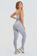 Conjunto Feminino Fitness Básico Top e Calças - Luna