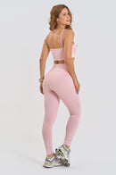 Conjunto Feminino Fitness Básico Top e Calças - Pilates