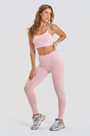 Conjunto Feminino Fitness Básico Top e Calças - Pilates