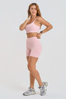 Conjunto Feminino Fitness Básico Shorts e Top - Pilates