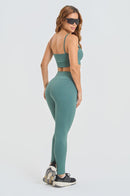 Calças Leggings Movie Fitness - Musgo