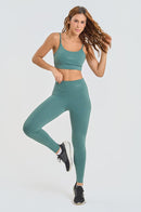 Top Feminino Fitness Básico - Musgo