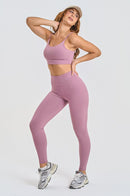 Conjunto Feminino Fitness Básico Top e Calças - Encanto