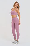 Conjunto Feminino Fitness Básico Top e Calças - Encanto