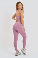 Conjunto Feminino Fitness Básico Top e Calças - Encanto