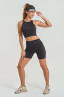 Shorts Fitness Feminino Running - Preto