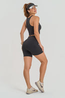 Shorts Fitness Feminino Running - Preto