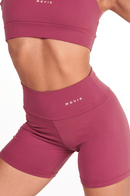 Shorts Fitness Feminino Básico - Bordo