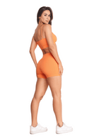 Shorts Fitness Feminino Básico - Mandarina