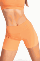 Shorts Fitness Feminino Básico - Mandarina