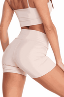 Shorts Fitness Feminino Básico - Off-White