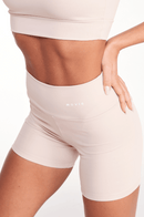 Shorts Fitness Feminino Básico - Off-White