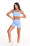 Conjunto Feminino Fitness Básico Shorts e Top - Serenity