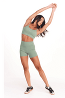 Shorts Fitness Feminino Básico - Malva