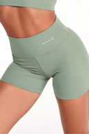 Conjunto Feminino Fitness Básico Shorts e Top - Malva