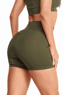 Shorts Fitness Feminino Básico - Militar