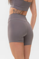 Shorts Fitness Feminino Básico - Aço