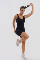 Macaquinho Sirena Movie Fitness - Preto