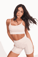 Top Feminino Fitness Básico - Off-White