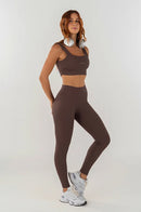 Conjunto Feminino Fitness Top e Leggings  - Fondue