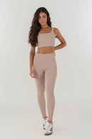 Leggings Feminina Fitness - Amêndoa