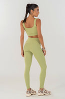 Conjunto Feminino Fitness Top e Calças - Alga