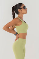 Conjunto Feminino Fitness Top e Calças - Alga