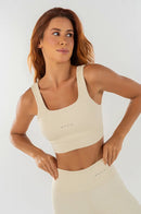 Top Feminino Fitness - Off-White