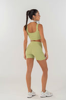 Conjunto Feminino Fitness Top e Shorts - Alga