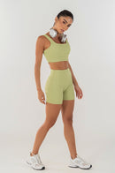 Conjunto Feminino Fitness Top e Shorts - Alga